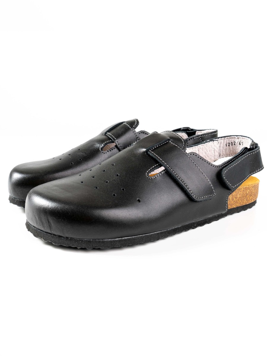 12BLK - BRANKO'S - CLOGS ON CORK