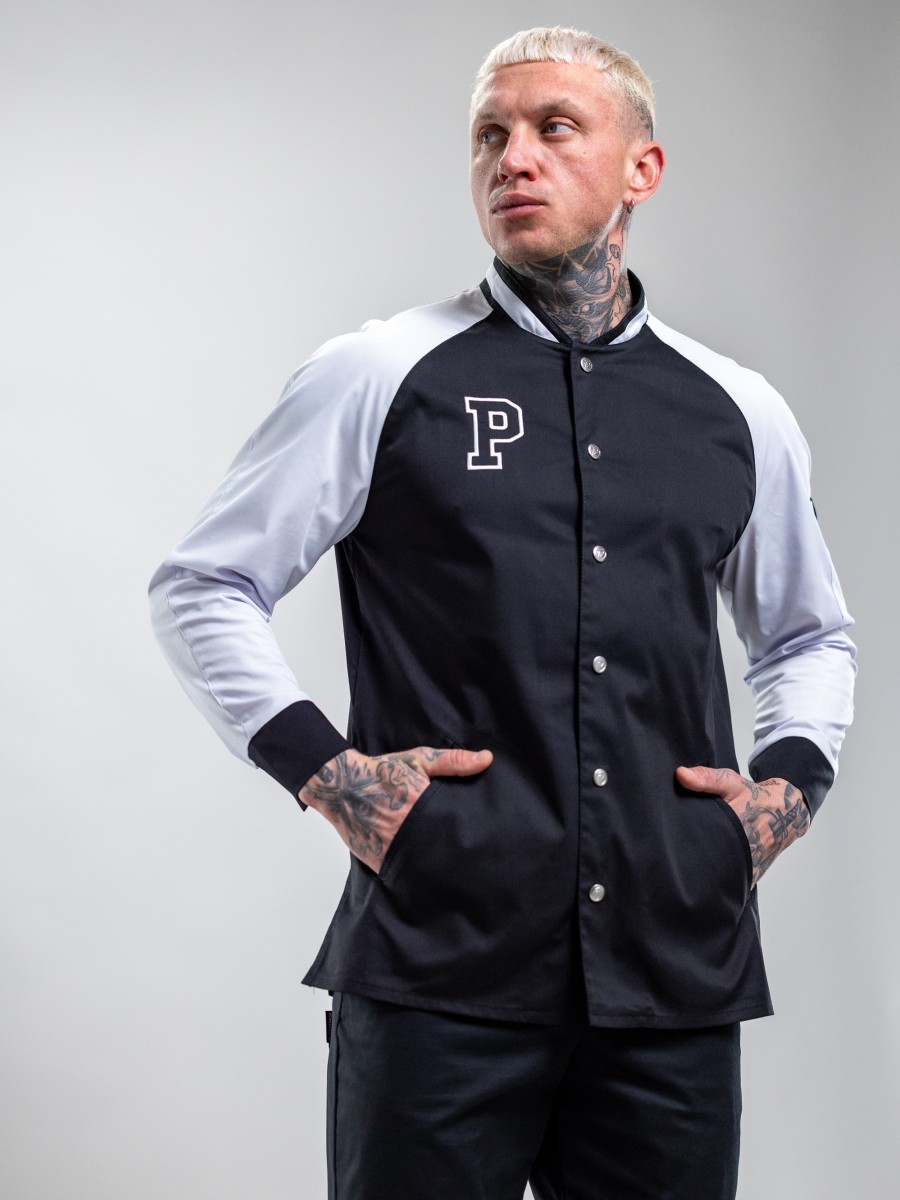 259BW-CHEF JACKET MAN