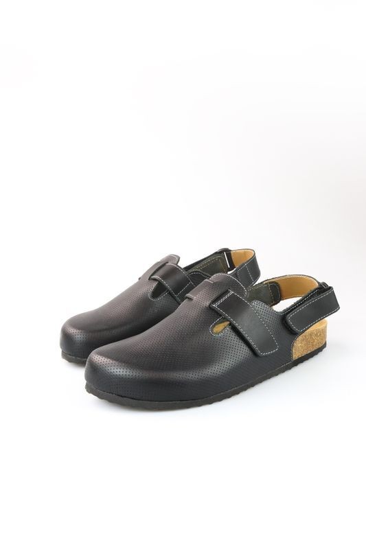 13BLKN - MAKA'S - WOMAN CLOGS ON CORK