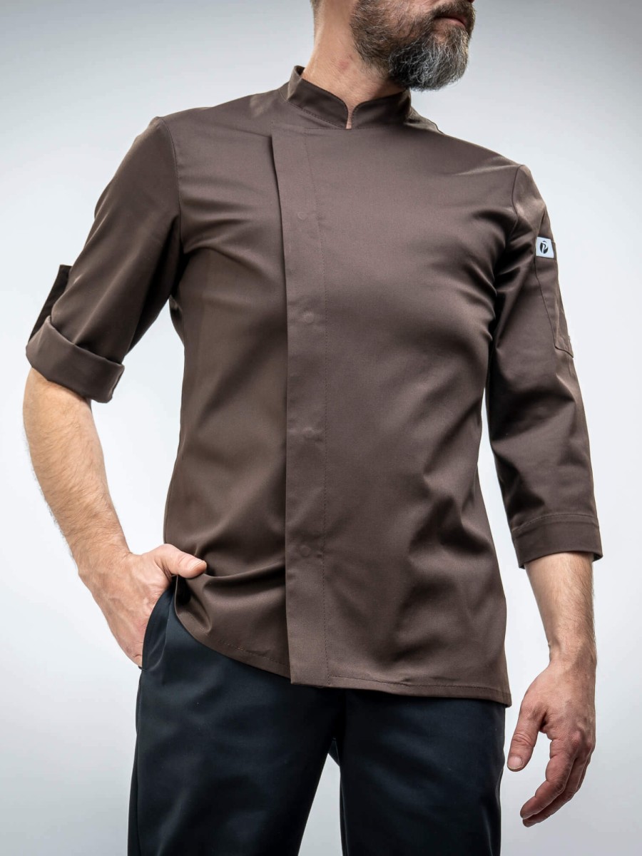 306BRN - MAN CHEF COAT