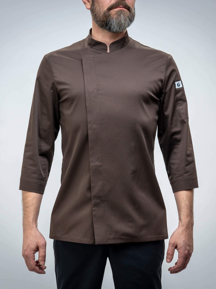 306BRN - MAN CHEF COAT