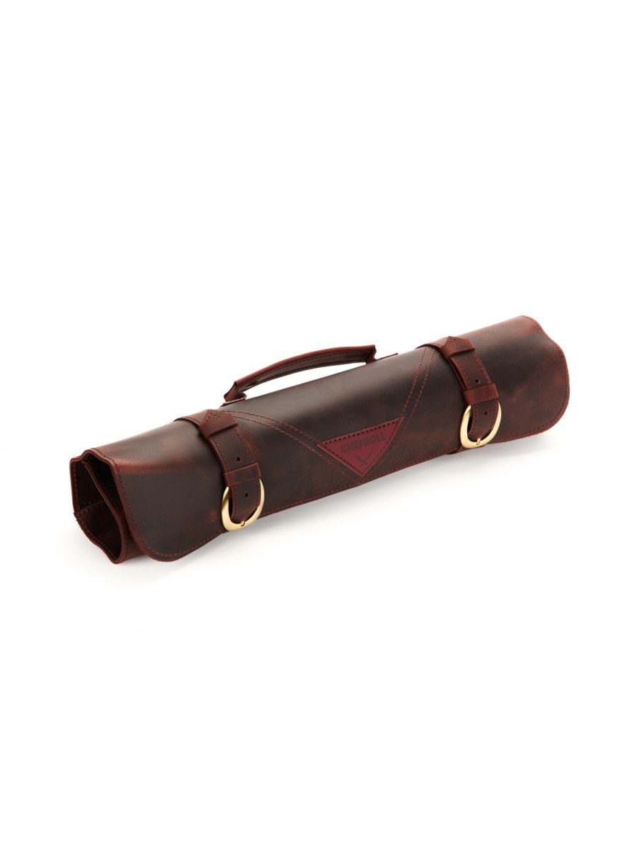 ROLL-LR368 - LEATHER KNIFE ROLL BAG
